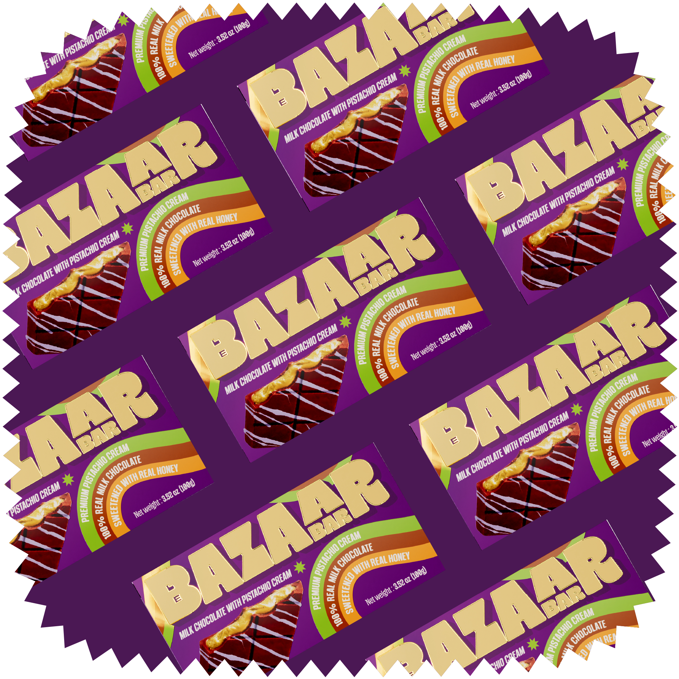 Dubai style Bazaar 100g bar